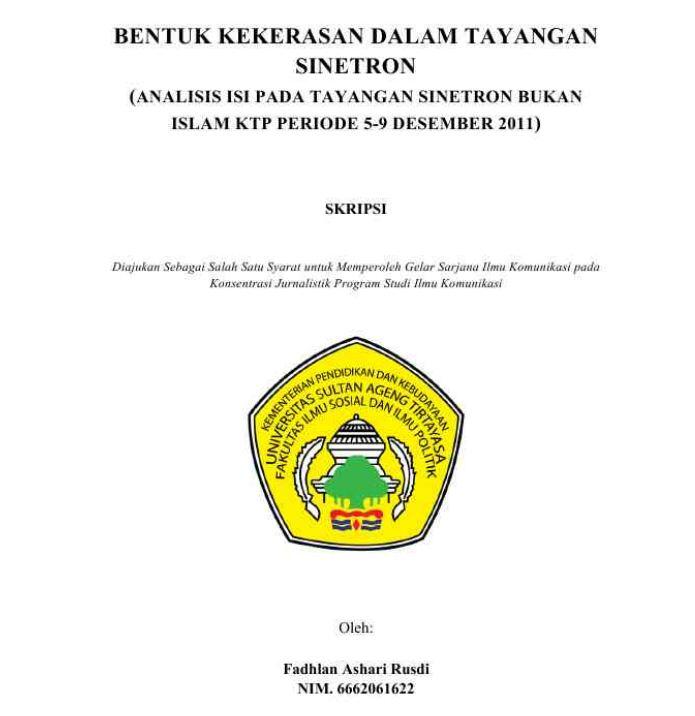 7 Sinetron ini jadi bahan penelitian, ada skripsi hingga disertasi