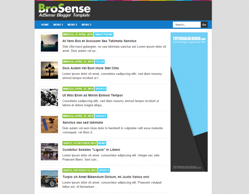 Template Blogger Paling Oke Untuk Ningkatin CTR Adsense
