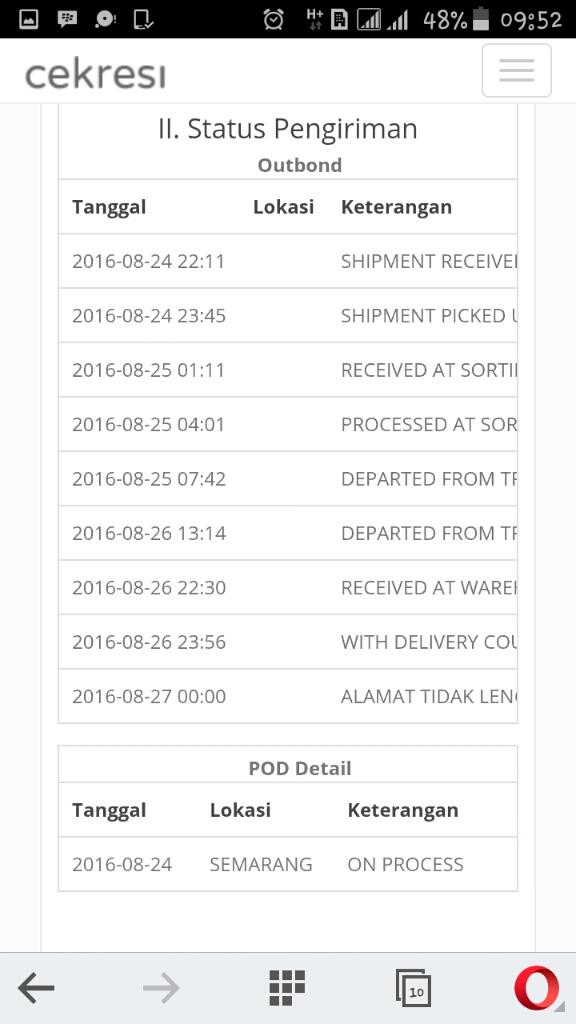 JNE... BARANG SAYA KEMANA?????