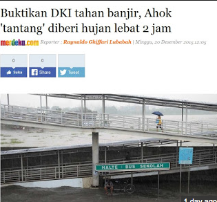 Pak Ahok Tolong, Warga Ciracas Sudah 2 Hari Terendam Banjir!