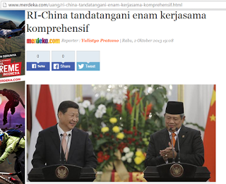 Ingatkan Jokowi Jangan Dikontrol Cina,Ternyata..! Ini Dia Fakta Mesranya SBY dgn Cina