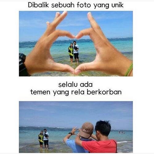 7 Gambar ini buktikan ada teman yang menderita di balik foto bagus.. Ngenes gan ~ 