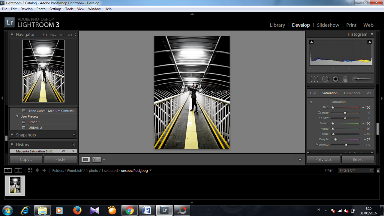 Cara Edit Tone Street Photography & Urbex Dengan Lightroom 