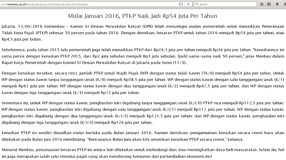 Gaji Keluarga di Bawah 10 Juta? Jangan keGe'eran Ikut Tax Amnesty, Kalian Miskin! 