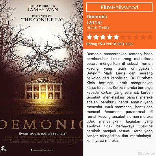 Ini Loh Film Horror Hollywood Paling Menyeramkan, Berani Nonton ?