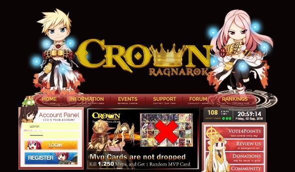 &#91;Private Server Lounge&#93; Crown Ragnarok