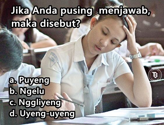 15 Tebak-tebakan Bahasa Jawa ini lebih sulit dari tes TOEFL, bisa jawab nggak gan?