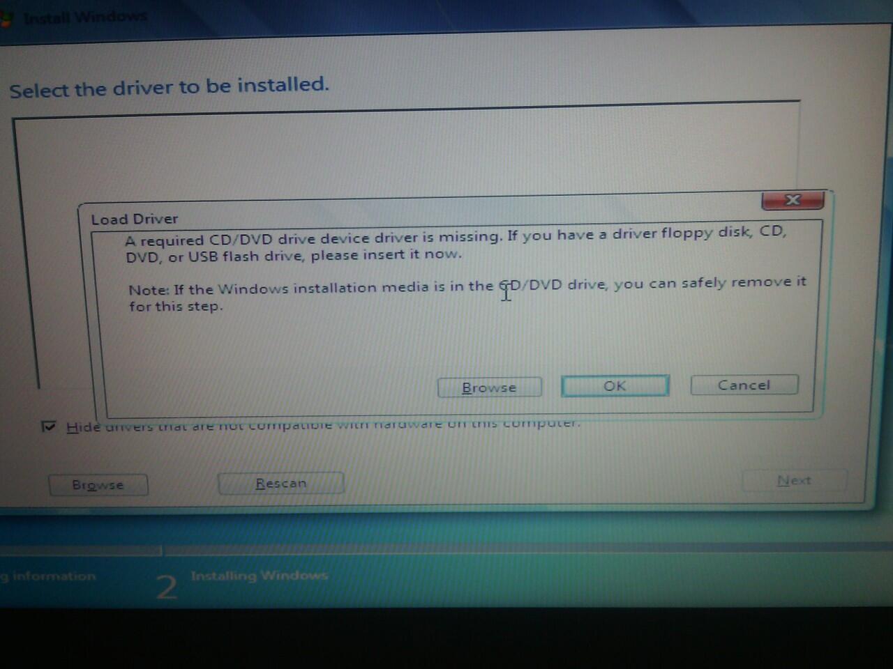 &#91;ASK&#93; Problem Fresh Install Windows 7