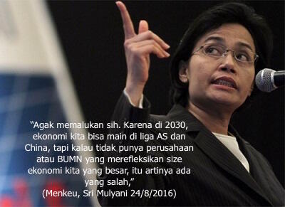 Agar BUMN Tak Memalukan Seperti Kata Menkeu Sri Mulyani
