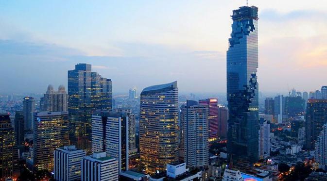 MahaNakhon, Gedung Unik di Thailand Mirip Piksel yang Hilang