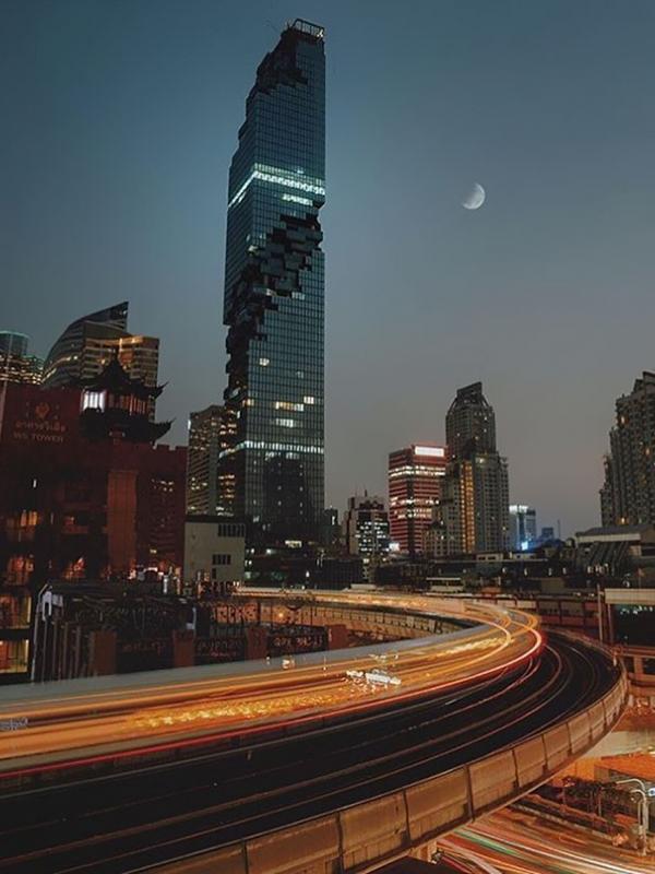 MahaNakhon, Gedung Unik di Thailand Mirip Piksel yang Hilang