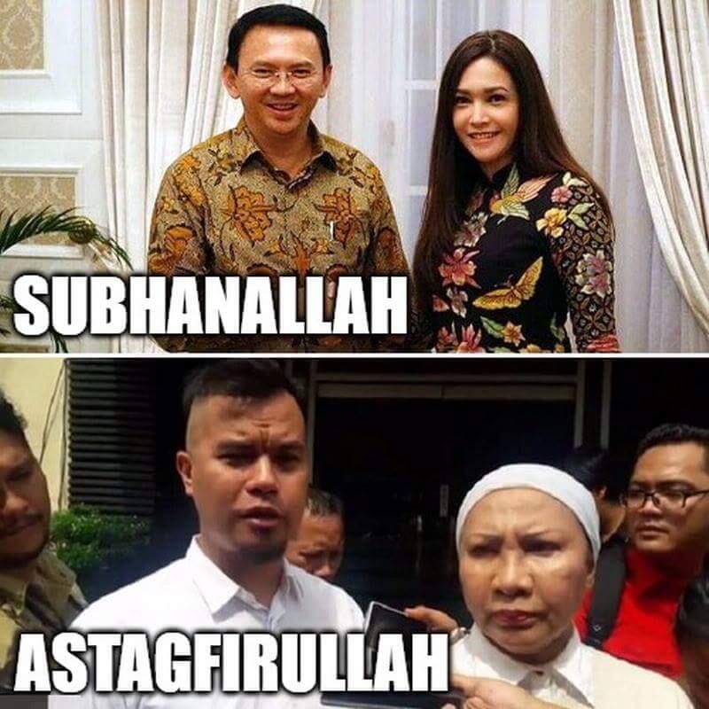 Ahok Bertemu Maia Estianty dan Dewi Persik di Rumah Dinas Gubernur
