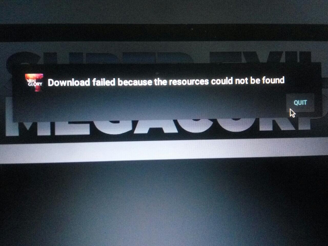 Download failed because you may not