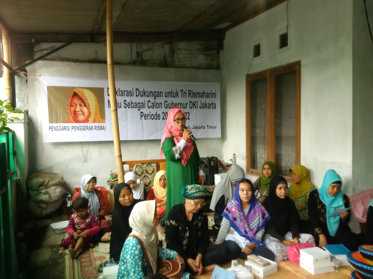 'Penggaris' Deklarasi Dukung Risma Maju Pilgub DKI