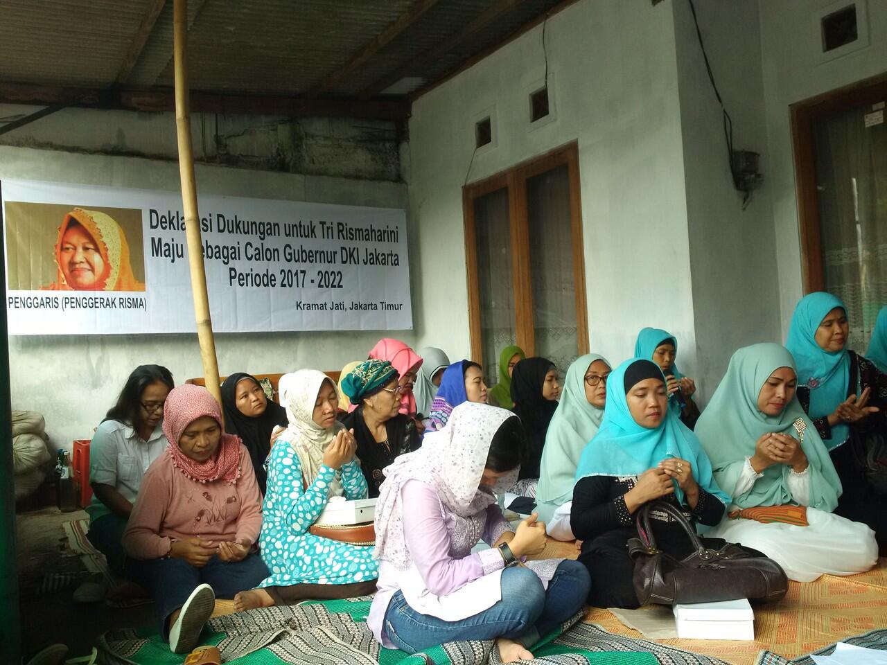 'Penggaris' Deklarasi Dukung Risma Maju Pilgub DKI