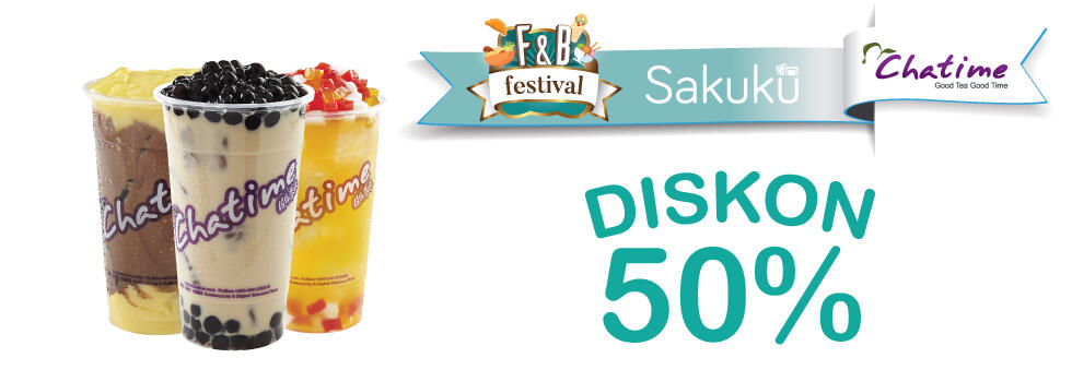 F&amp;B Festival Sakuku: Diskon 50% atau Buy one Get one Free!