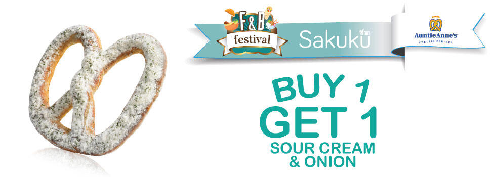 F&amp;B Festival Sakuku: Diskon 50% atau Buy one Get one Free!