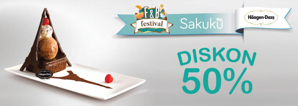 F&amp;B Festival Sakuku: Diskon 50% atau Buy one Get one Free!