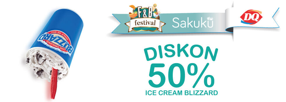 F&B Festival Sakuku: Diskon 50% atau Buy one Get one Free!