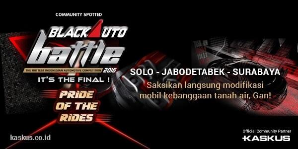 FR BlackAuto Battle Solo : Adu Kreatifias Diajang Bergengsi Otomotif di Tanah Air