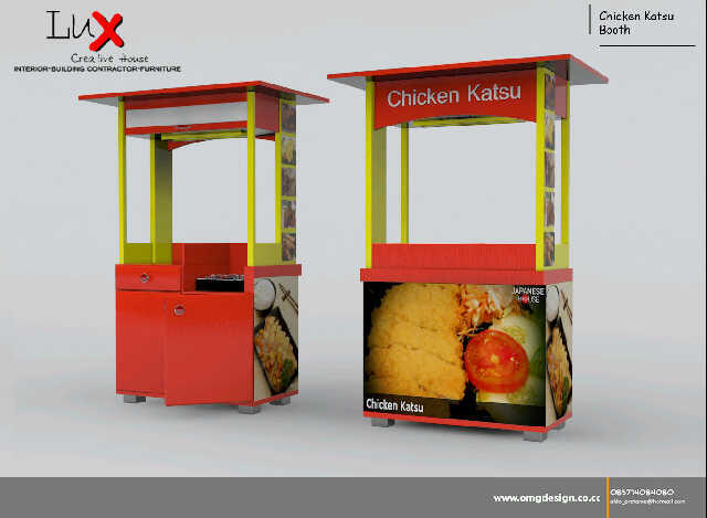 Jasa Pembuatan Booth/Gerobak/Stand Makanan/Minuman (+++Design&amp;Konsep)