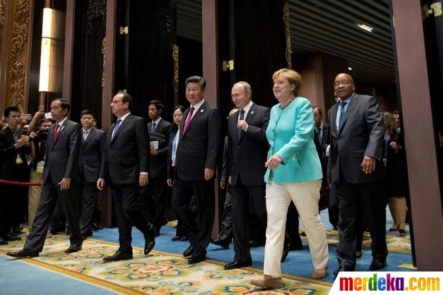 JOKOWI Sejajar Dengan Pemimpin Dunia di KTT G20 China