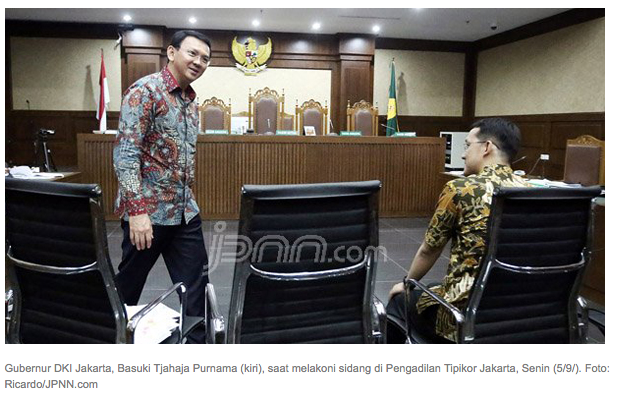 Kubu Sanusi Sebut Ahok Bisa Terancam 7 Tahun Penjara