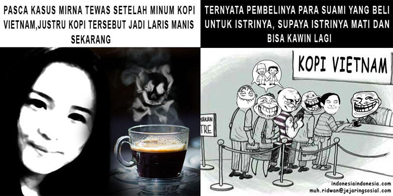 Meme kopi versi masyarakat Indonesia