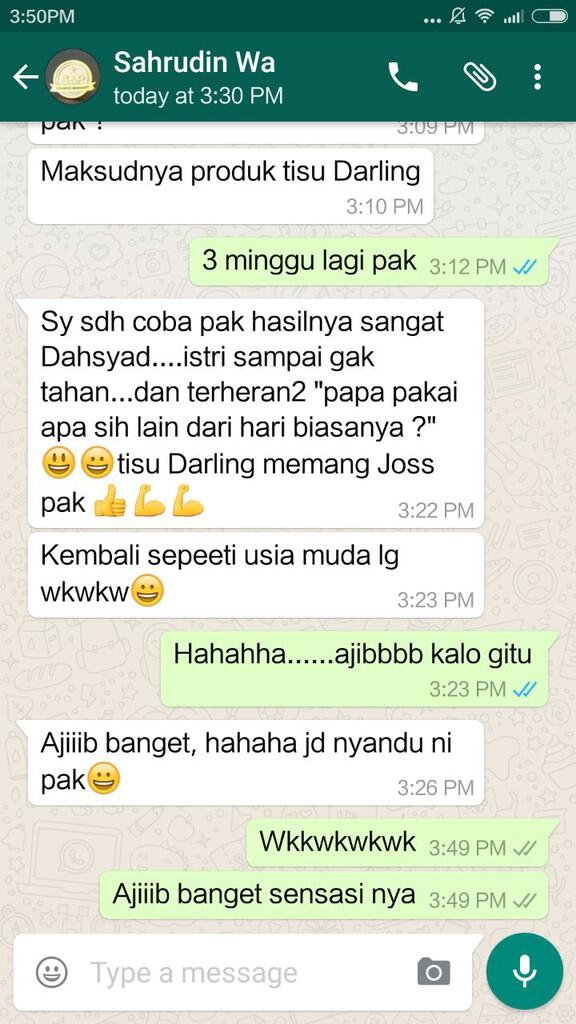 Dicari Reseller Tissue Darling Untuk Keperkasaan & Tahan Lama