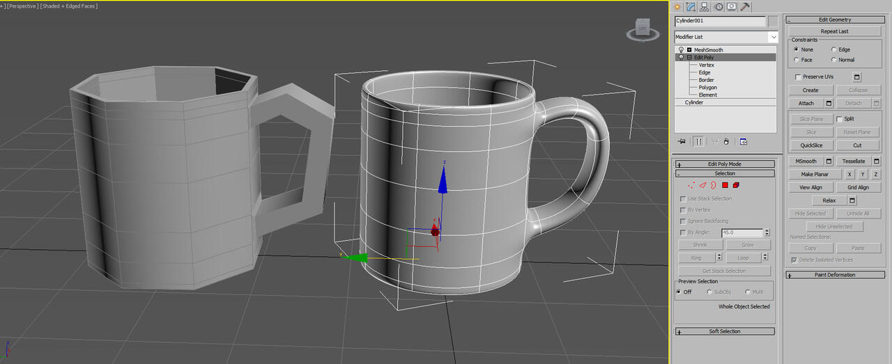 Maya vs 3DS Max m.A01 Polygon Modeling Aid