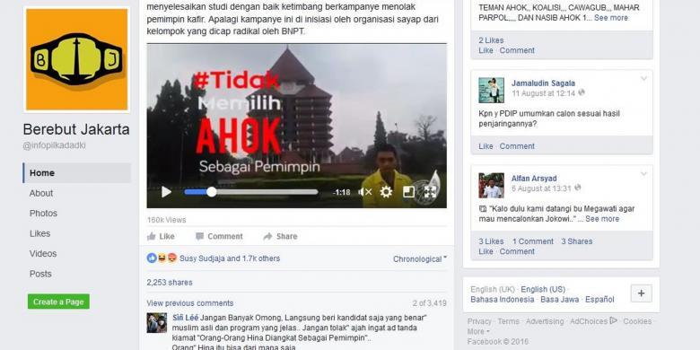 Ahok Imbau Mahasiswa UI Pembuat Video &quot;Tolak Ahok&quot; Pindah ke Timur Tengah