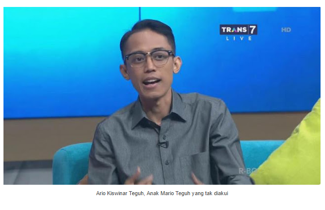 Anak Kandung Mario Teguh Membongkar Kelakuan Mario Teguh di Acara Hitam Putih