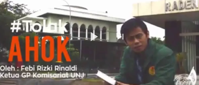 Kader di UI Minta Maaf Soal Tolak Ahok, Gema Pembebasan Rilis Video di UNJ dan UIN