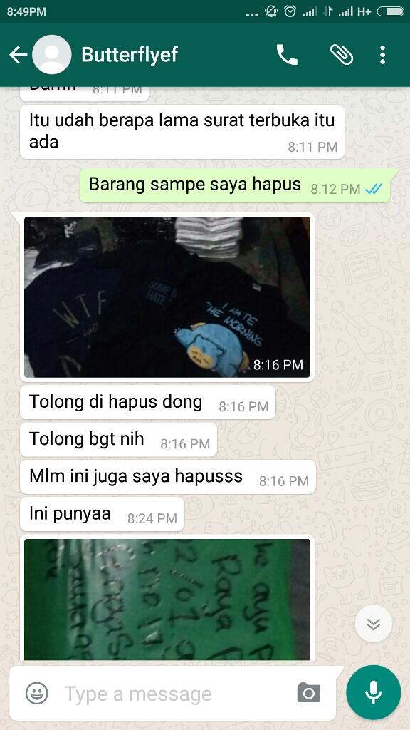 Surat Terbuka Untuk instagram butterflyeffect90 online shop penipu