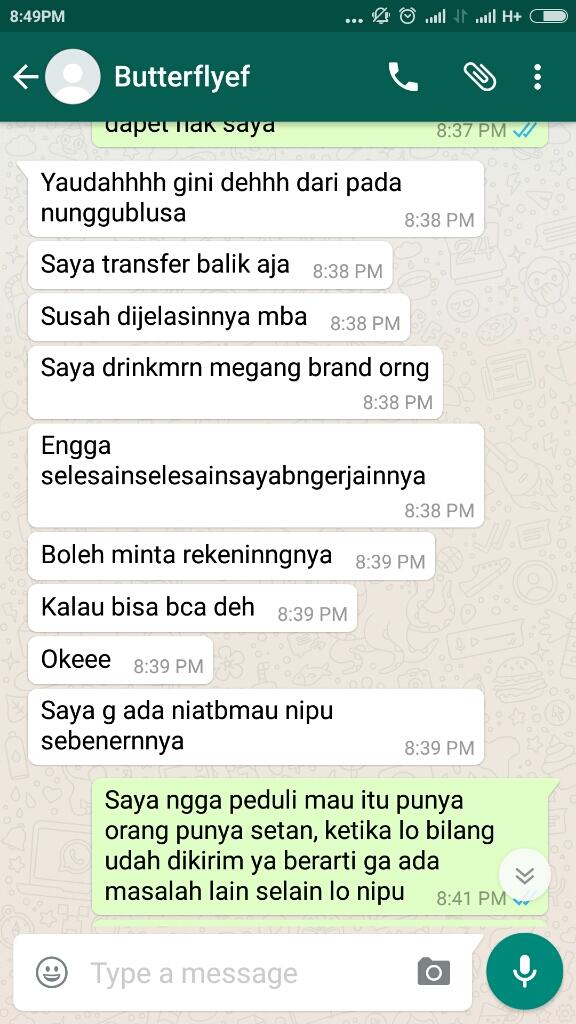 Surat Terbuka Untuk instagram butterflyeffect90 online shop penipu