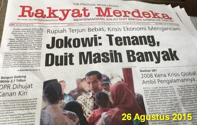 Jokowi, Sri Mulyani, dan Patung Perunggu