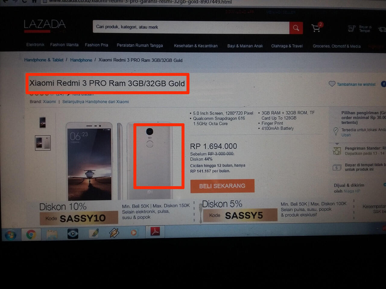 lazada bikin sakit hati