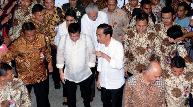 Anak Tokoh Separatis Ikut Blusukan Jokowi-Duterte ke Tanah Abang