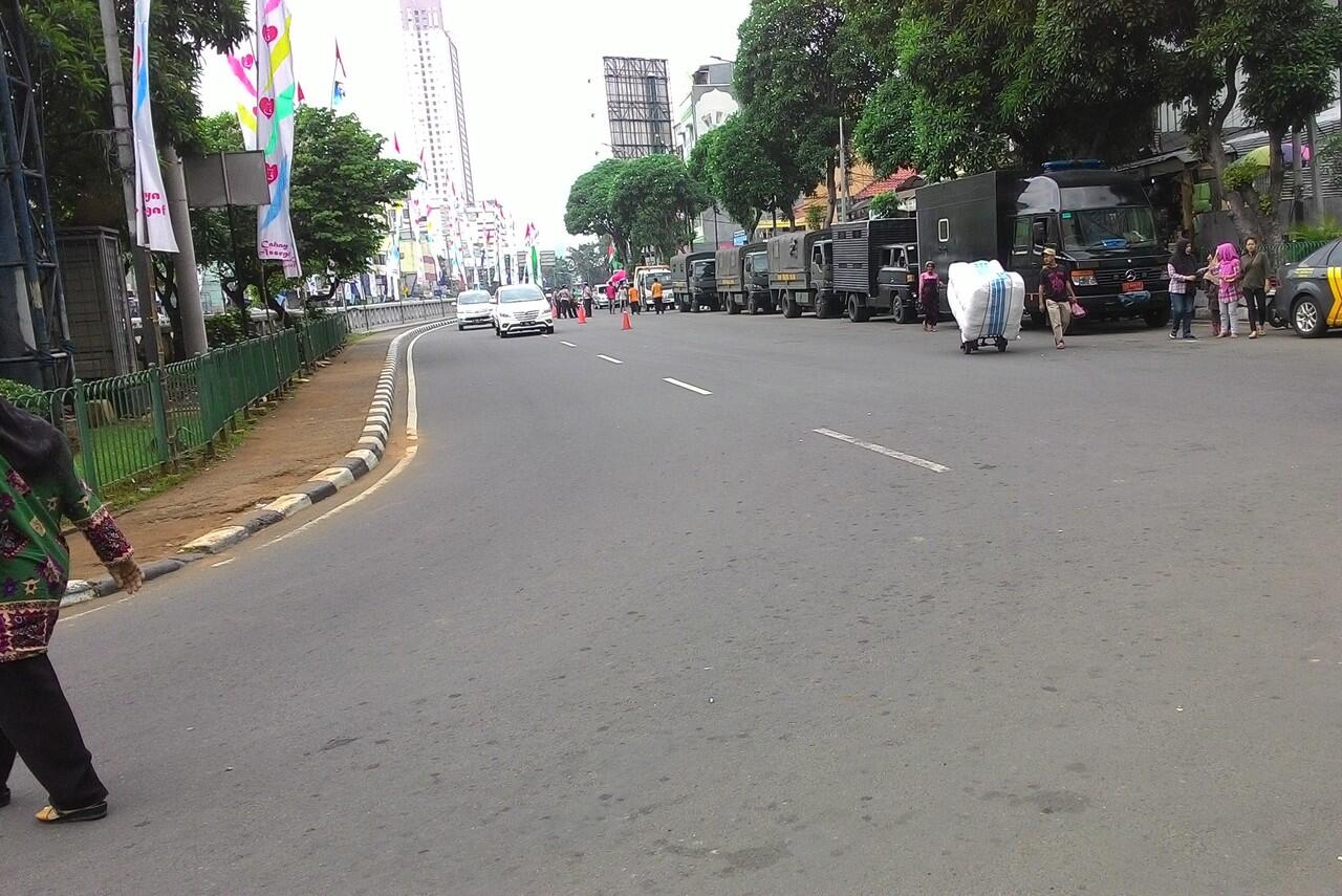 Kemegahan Tanah Abang Sambut Jokowi dan Duterte
