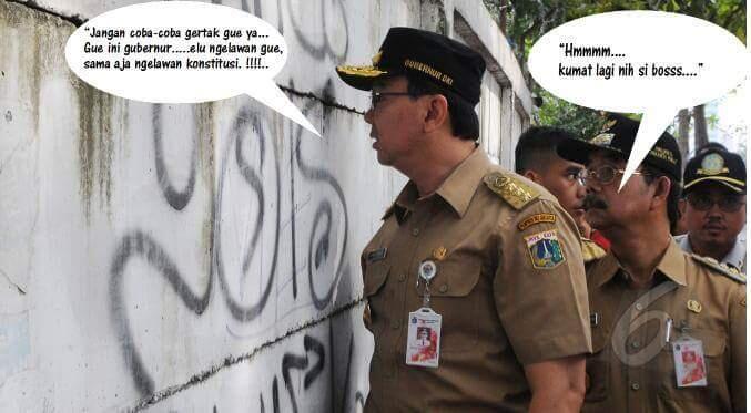 Ditolak Warga, Ahok ke Tambora Dikawal Brimob dan Gegana