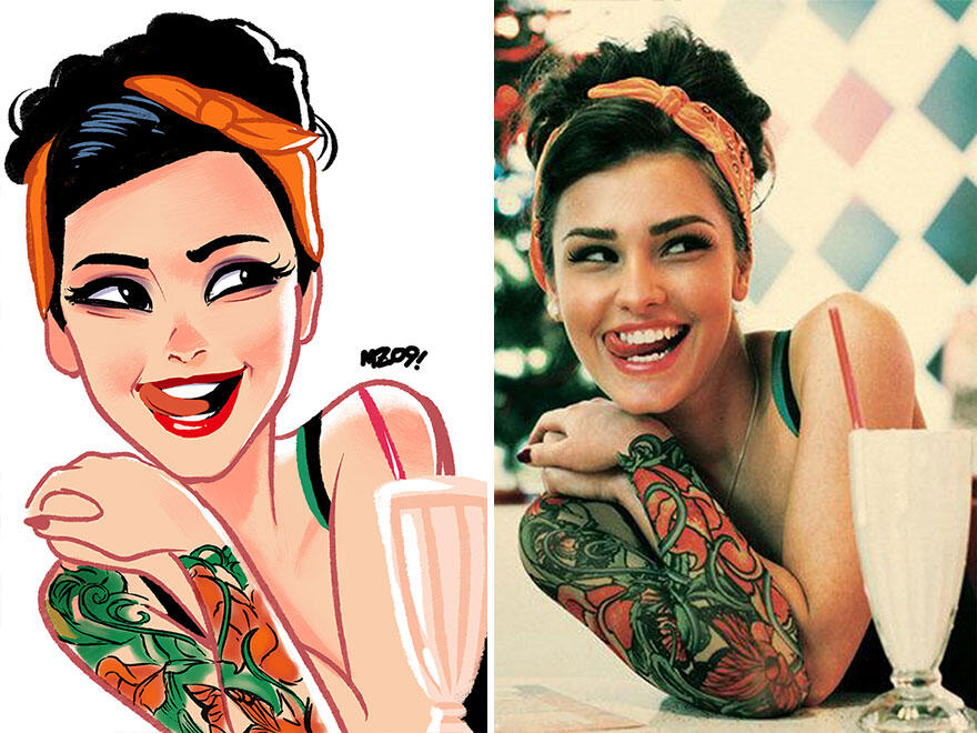 Ilustrasi Foto Digital Julio Cesar