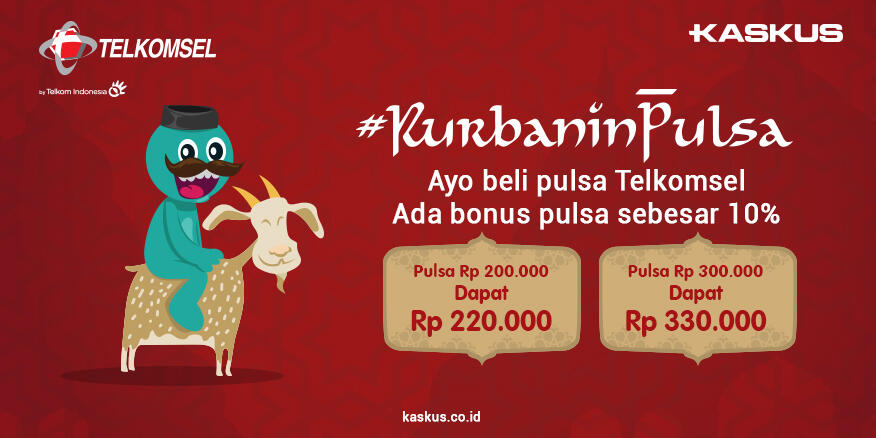 Bonus Langsung Pulsa Telkomsel 10% Cuma di ePulsa KASKUS!