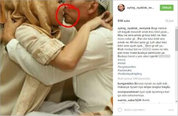 Foto Cium Bibir Ayah, Ini Kata Ayu Ting Ting