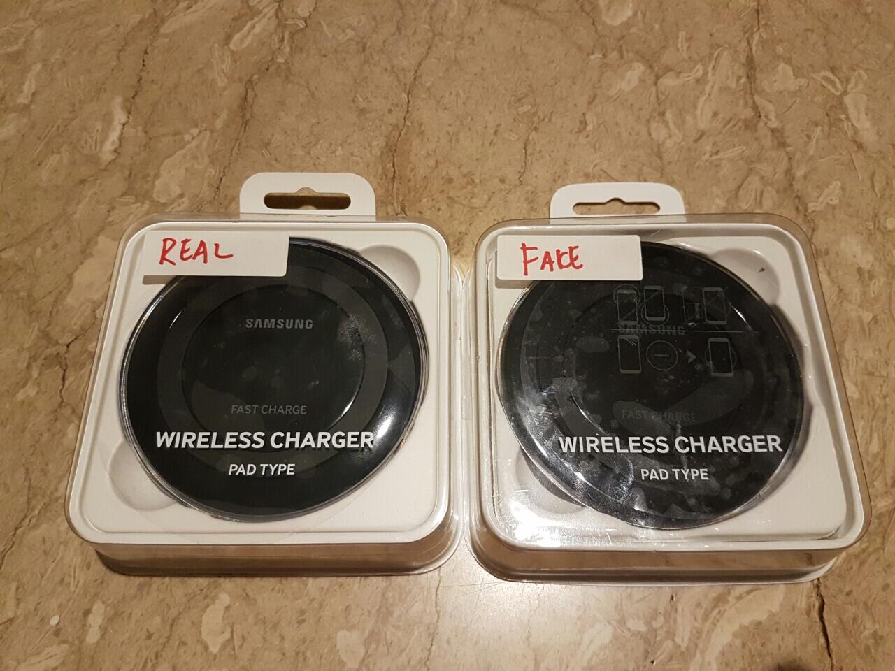 Fast Wireless Charger Asli vs Palsu