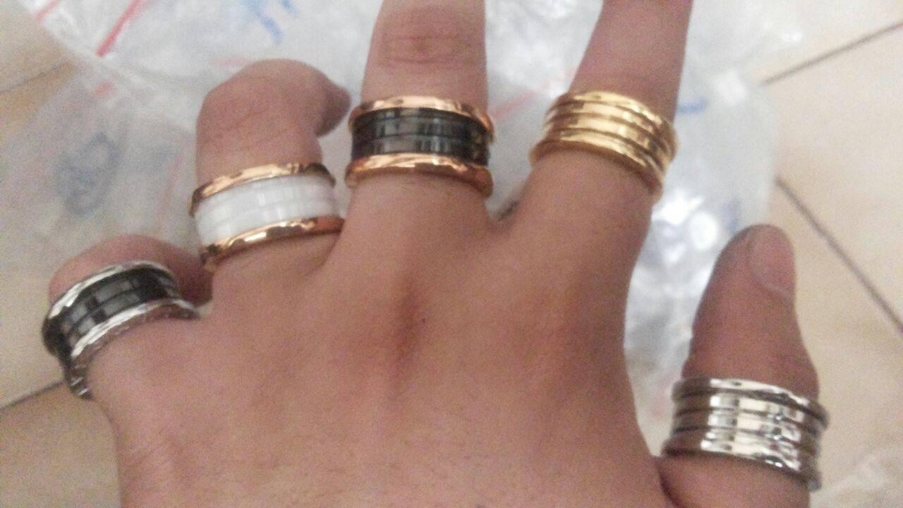 CINCIN BVLGARI ALL SWISS MADE UKURAN 16,17,18,19,20 ( FULLSET ORI)