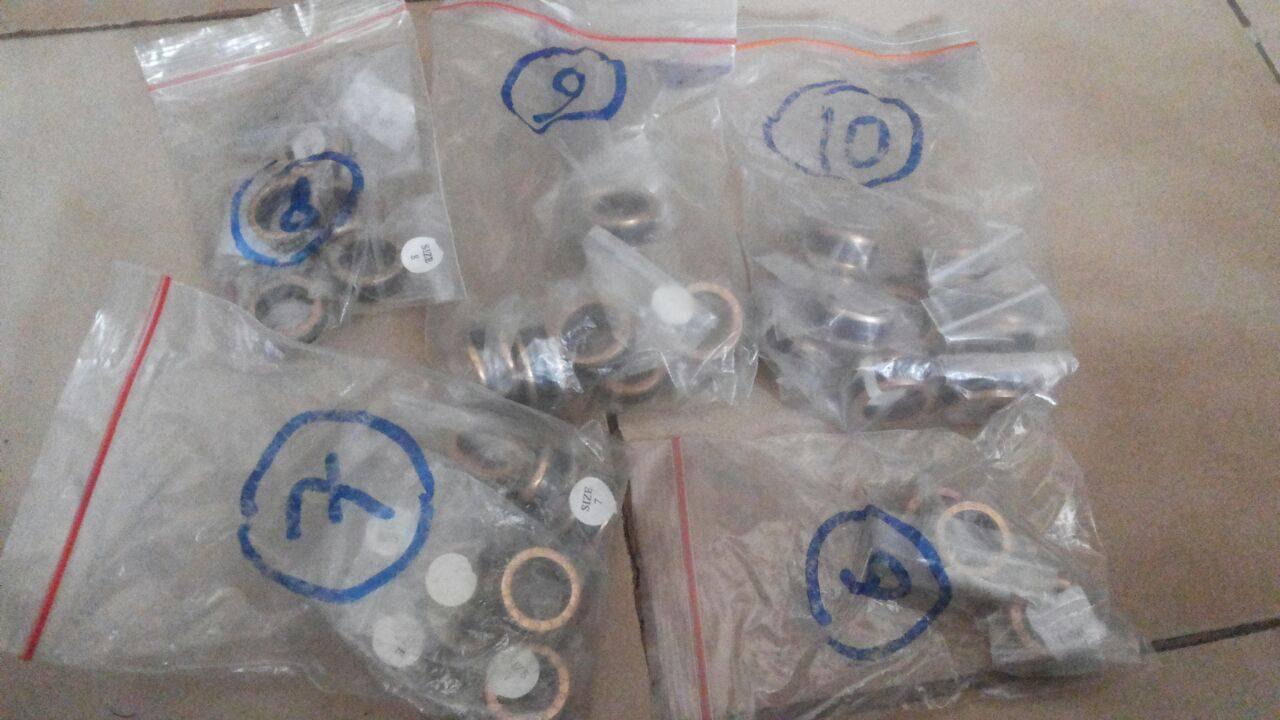 CINCIN BVLGARI ALL SWISS MADE UKURAN 16,17,18,19,20 ( FULLSET ORI)