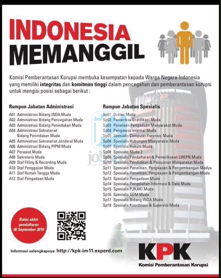 &#91;Indonesia Memanggil 11&#93; All About Seleksi KPK 2016