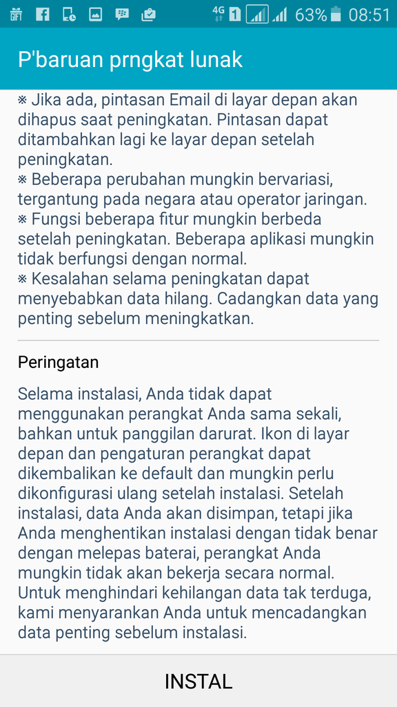 Samsung Galaxy A8 Indonesia sudah mendapat update Marshmallow