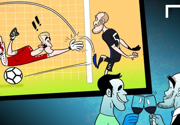 GAMBAR: Claudio Bravo Blunder, Joe Hart Ikut-Ikutan