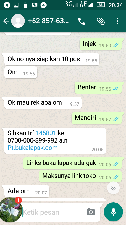 {Help} transaksi aneh via rekber Bukalapak yg mungkin akan belum ketahui